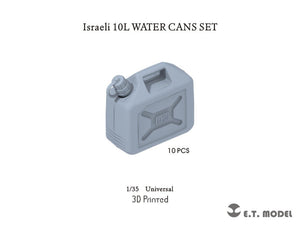 Ensemble de bidons d&amp;#39;eau israéliens ET Model P35-315 de 10 L (impression 3D) à l&amp;#39;échelle 1/35