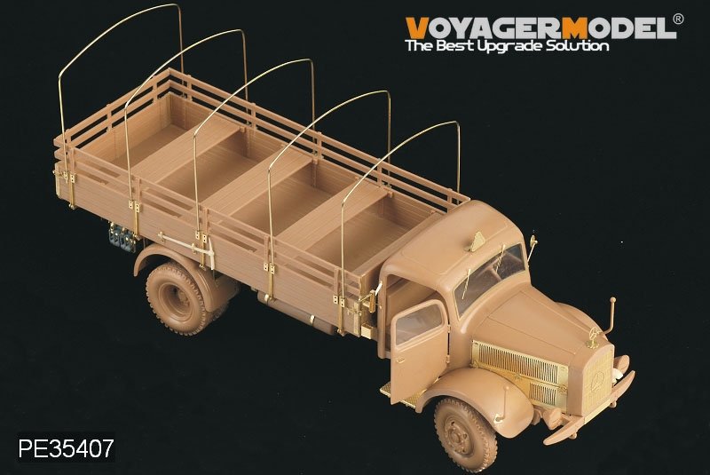 Camion allemand Benz L4500A de la Seconde Guerre mondiale, maquette Voyager PE35407 pour Zvezda 02312, échelle 1/35 – immagine 4