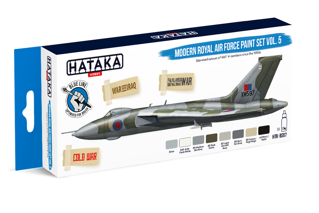Hataka HTK-BS97 Ensemble de peinture Modern Royal Air Force vol.5 (8x17ml)