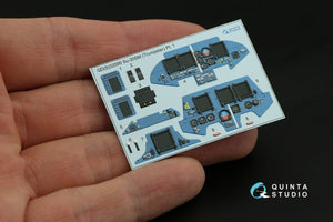 Intérieur imprimé en 3D et coloré sur papier décalcomanie Quinta Studio QDS-32095 Su-30SM (conversion pour Trumpeter Su-30MKK) (Petite version) 1/32 – image 9
