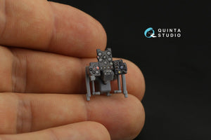 Intérieur imprimé en 3D et coloré sur papier décalcomanie Quinta Studio QD48141 Ki-61-Id (Tamiya) 1/48 – immagine 2