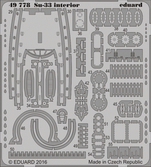 Eduard 49778 Su-33 intérieur KINETIC MODEL 1/48 – immagine 2