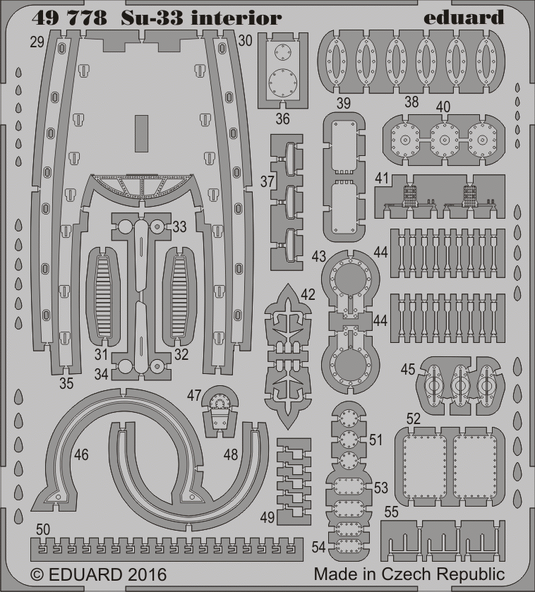 Eduard 49778 Su-33 intérieur KINETIC MODEL 1/48 – immagine 2