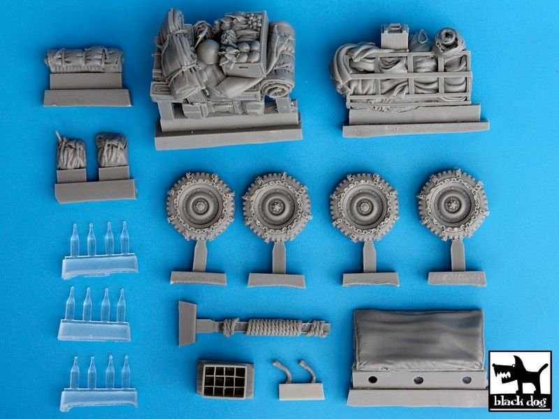 Ensemble d&amp;#39;accessoires Black Dog T35044 pour Jeep américaine (échelle 1/35) – image 6