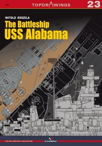Kagero 7023 Le cuirassé USS Alabama EN/PL