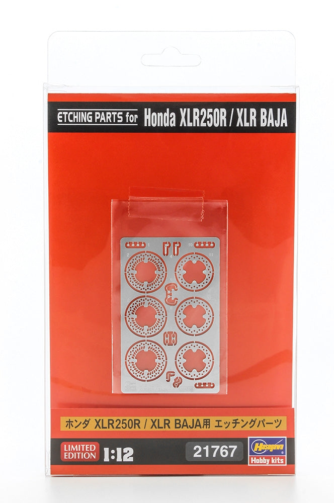 Pièces photogravées Hasegawa 21767 pour Honda XLR 250R / XLR Baja 1/12
