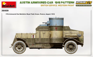 Miniart 39009 Voiture blindée Austin modèle 1918. Service britannique. Front de l&amp;#39;Ouest. Maquette intérieure 1/35 – immagine 13