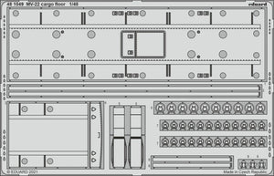 Eduard 481049 MV-22 cargo floor HOBBY BOSS 1/48