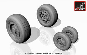 Roues Armory Models AW72501a Panavia Tornado, avec pneus type « a » (DL) 1/72  – image 2
