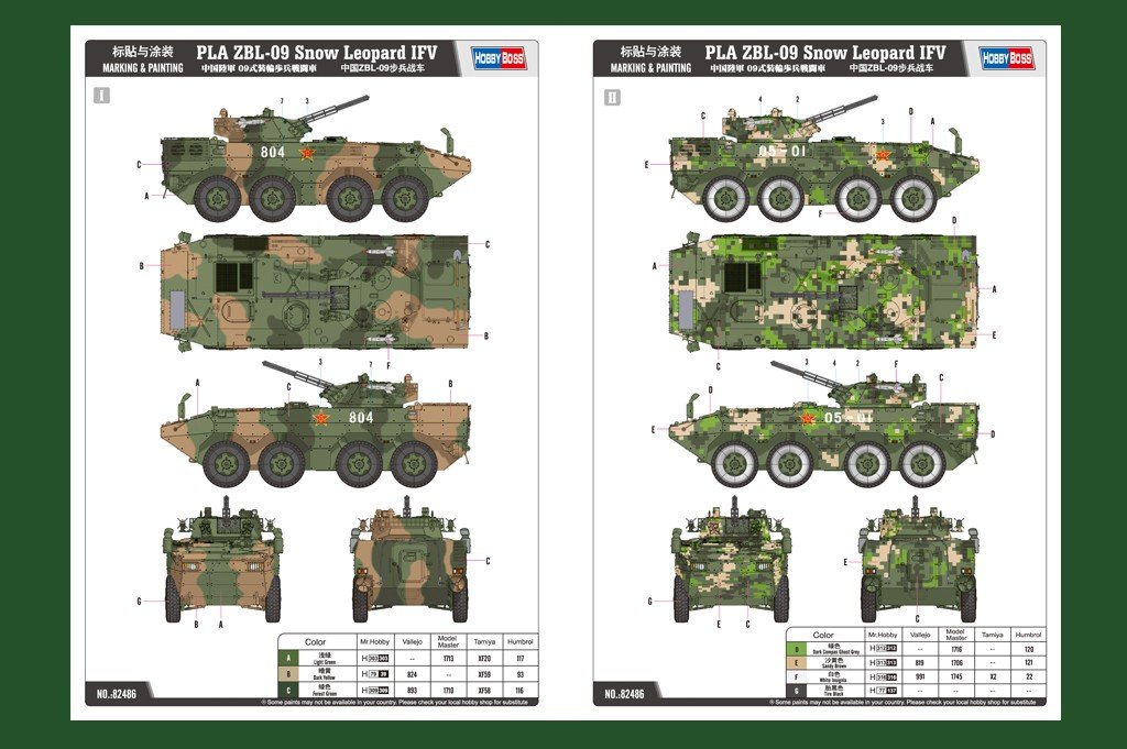 Hobby Boss 82486 PLA ZBL-09 Snow Leopard IFV 1/35 – Bild 3