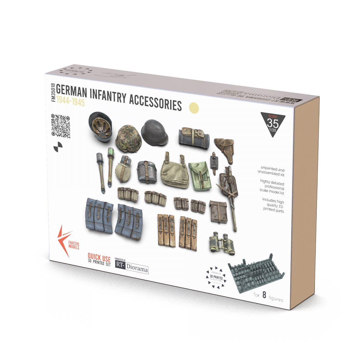 Faustus Models FM35018 German Infantry Accessories 1/35