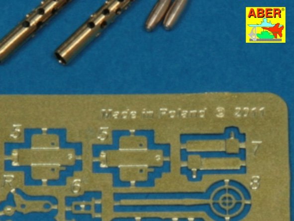 Aber 35L-081 Jeu de 2 canons standard pour mitrailleuses d&amp;#39;avion américaines cal .50 Browning ANM2 (1/35) – Bild 3