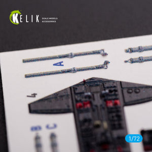 Décalcomanies 3D pour l&amp;#39;intérieur du S-2A Tracker KELIK K72082, compatibles avec la maquette Hasegawa au 1/72 – Bild 3