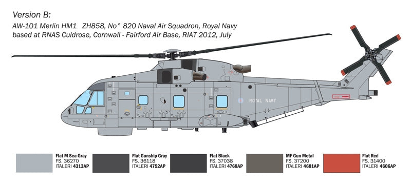 Italeri 1486 Westland AW-101 Merlin HM.1 1/72 – image 5