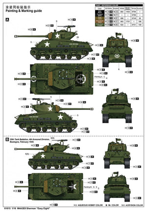 J&amp;#39;adore le kit 61615 M4A3E8 Sherman « Easy Eight » au 1/16 – image 4