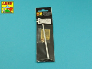 Aber 35L-314 Armament set for the Russian T-14 Armata tank: barrel for 125 mm 2A82-1M and barrel for 12.7 mm Kord MG 1/35