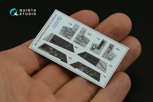 Quinta Studio QD+48347 FA-18D tardif Intérieur coloré imprimé en 3D sur papier décalcomanie (Hasegawa) (avec pièces en résine imprimées en 3D) 1/48 – immagine 7