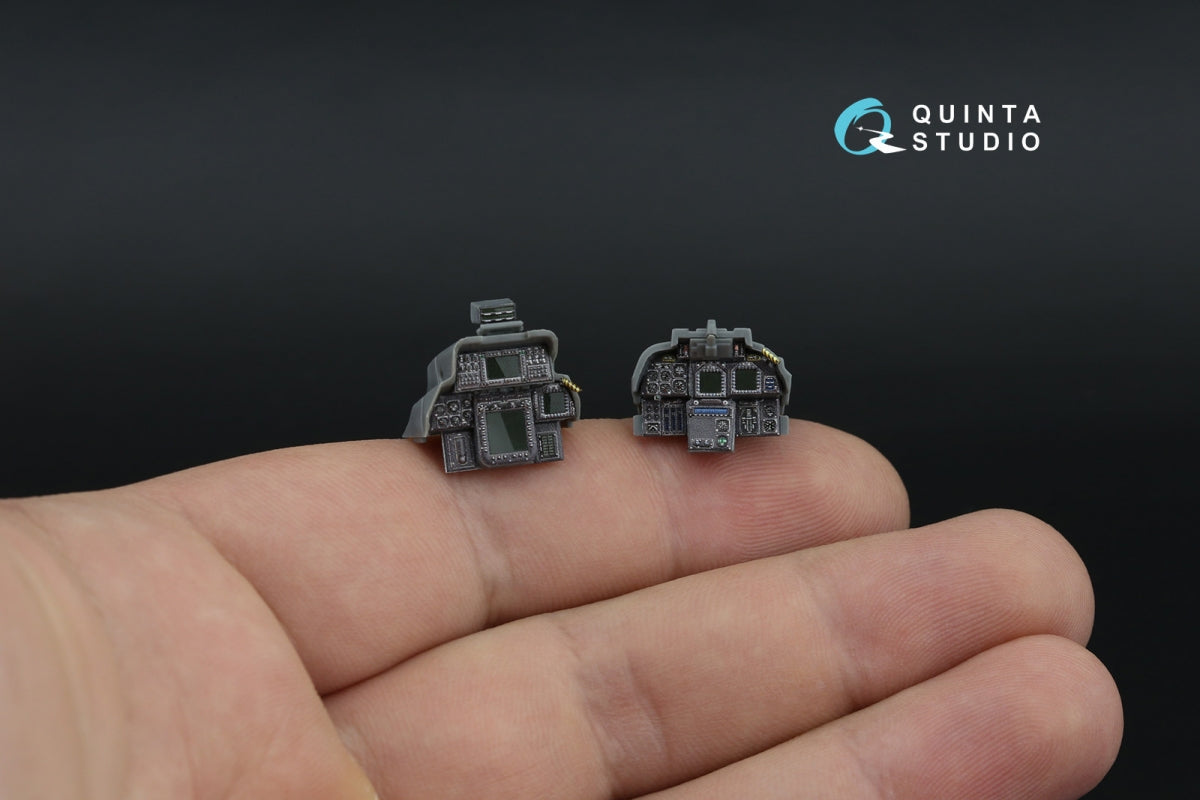 Intérieur imprimé en 3D et coloré sur papier décalcomanie Quinta Studio QDS-48593 F-14D Super Tomcat (GWH) (Petite version) 1/48 – image 8