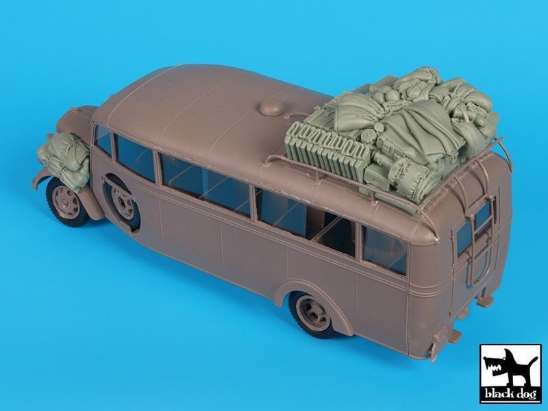 Ensemble d&amp;#39;accessoires Black Dog T35171 Opel Blitz 3.6-47 Omnibus 1/35 – immagine 2