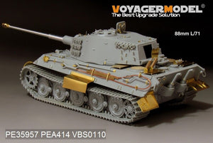Maquette Voyager PE35957 Char King Tiger allemand de la Seconde Guerre mondiale (tourelle Hensehel) pour HOBBYBOSS 84533 1/35 – image 17