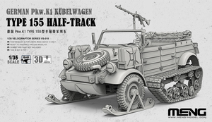 Maquette Meng VS-018 Semi-chenillé allemand Pkw.K1 Kubelwagen Type 155 au 1/35