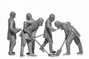 ICM 35903 Tchernobyl 3. Nettoyeurs de décombres (5 figurines) 1/35 – Bild 2