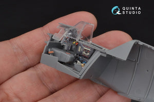 Intérieur imprimé en 3D et coloré sur papier décalcomanie Quinta Studio QD48103 Bf 109G-6 (pour maquette Tamiya) 1/48 – immagine 10