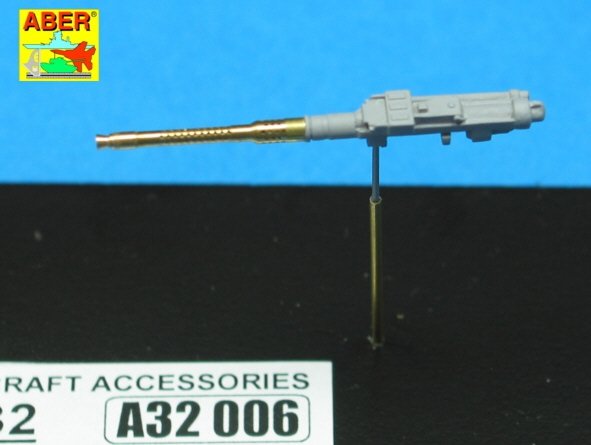 Aber A32006 Ensemble de 2 canons pour mitrailleuses d&amp;#39;avion allemandes MG 131 de 13 mm (type moyen) (1/32) – image 4
