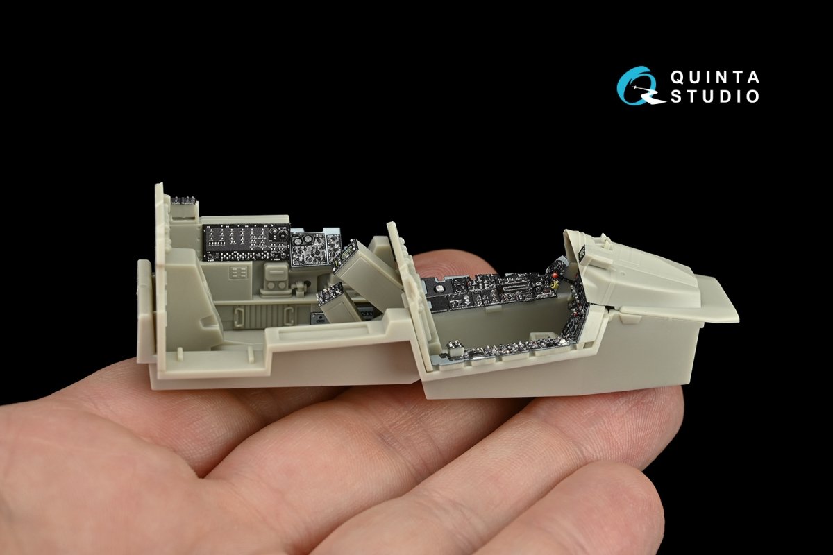 Intérieur imprimé en 3D et coloré sur papier décalcomanie Quinta Studio QD48175 F-4B (pour maquette Tamiya) 1/48 – image 5