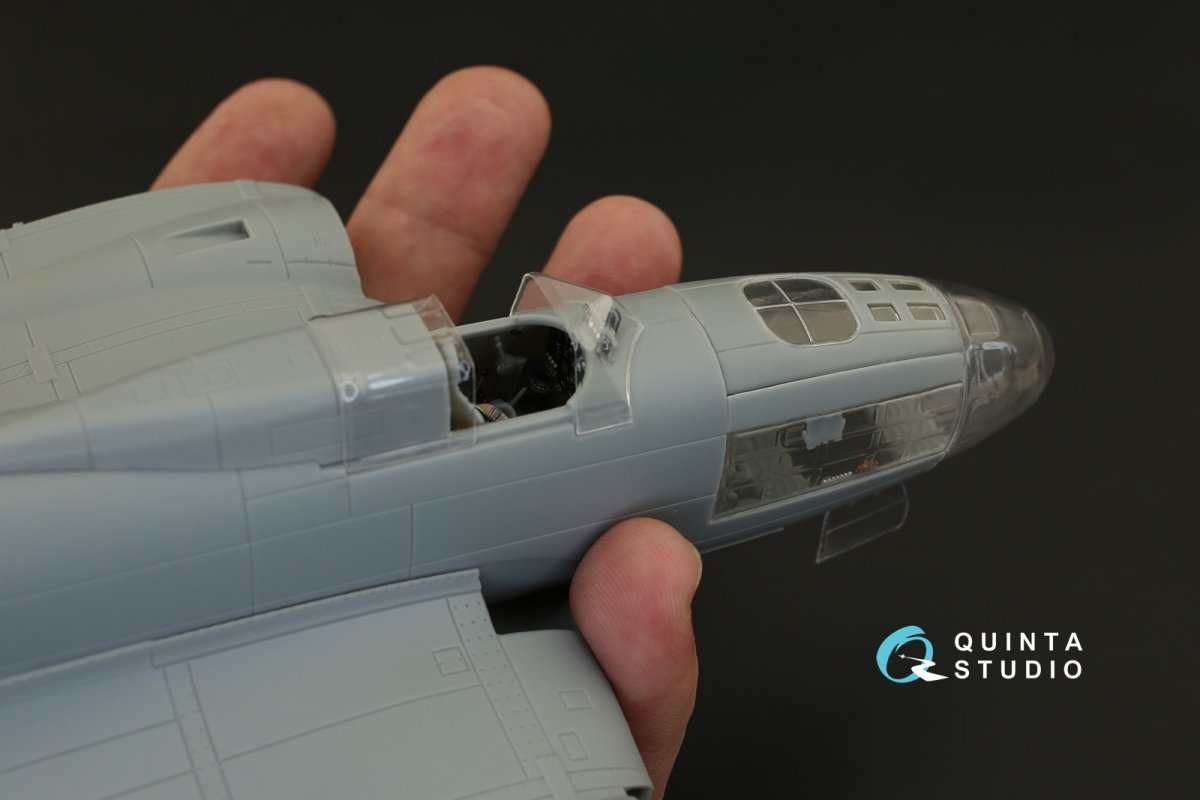 Verrière transparente thermoformée Quinta Studio QC48100 IL-4 (pour kit Xuntong) 1/48 – image 4