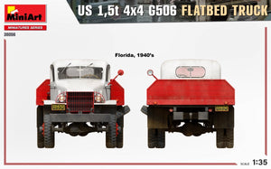 MiniArt 38056 Camion plateau 4x4 G506 US 1,5 t à l&amp;#39;échelle 1/35 – immagine 5