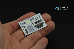 Intérieur imprimé en 3D et coloré sur papier décalcomanie Quinta Studio QD48331 AH-1G (Special Hobby) 1/48 – image 3