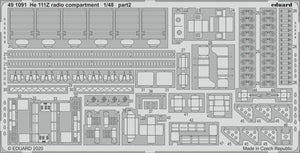 Compartiment radio Eduard 491091 He 111Z 1/48 ICM – image 2