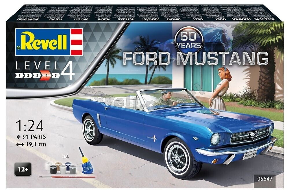 Revell 05647 Ford Mustang Coffret 60e anniversaire 1/24 – Bild 2