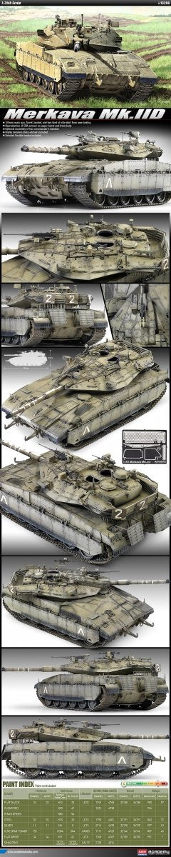 Académie 13286 Merkava Mk.IID (1/35)  – Bild 3