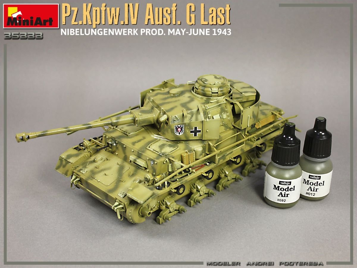 MiniArt 35333 Pz.Kpfw.IV Ausf. G Last/Ausf. H Early. NIBELUNGENWERK PROD. MAY-JUNE 1943. 2 IN 1 INTERIOR KIT 1/35 – zdjęcie 22