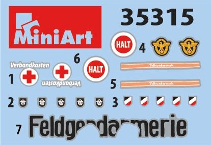 MiniArt 35315 FELDGENDARMERIE ALLEMANDE. ÉDITION SPÉCIALE 1/35 – Bild 6
