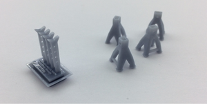 Supports d&amp;#39;atelier Yamamoto Model Parts YMPGAR5 1/24 – immagine 2
