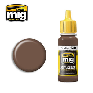 Munitions Mig Jimenez 0139 Terre rougeâtre 17 ml