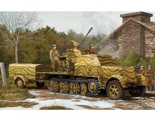 Trumpeter 01527 Allemand 3,7 cm Flak 43 auf Selbstfahrlafette (Sd.Kfz.7/2) (1/35)