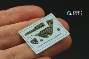 Intérieur coloré imprimé en 3D sur papier décalcomanie Quinta Studio QD48427 F6F-5 Hellcat (Eduard) 1/48 – immagine 3