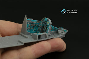 Intérieur imprimé en 3D et coloré sur papier décalcomanie Quinta Studio QD48356 Mi-24D (Trumpeter) 1/48 – image 11