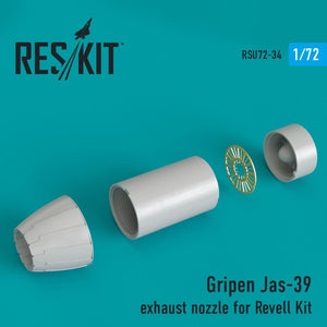 RESKIT RSU72-0034 Buse d&amp;#39;échappement Gripen Jas-39 pour Revell 1/72