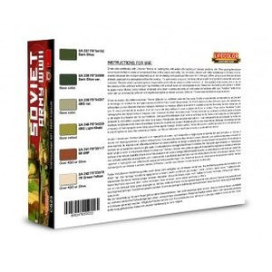 Coffret de peinture acrylique Lifecolor CS23 « Chars soviétiques » (6 x 22 ml)  – Bild 2