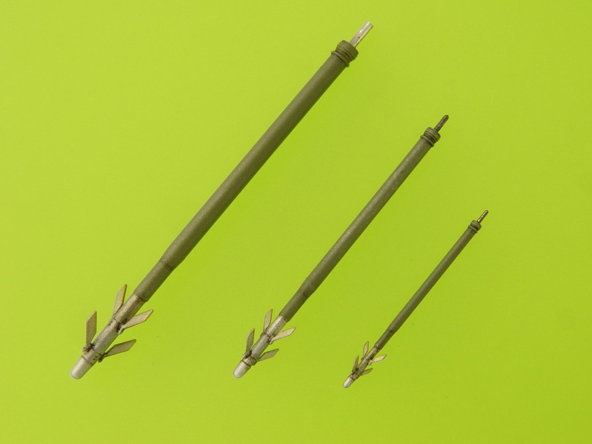 Master AM-72-110 Mi-24 (Hind D/E) - JakB-12.7 machine gun barrel and DUAS probe (metal and resin parts) 1/72 – zdjęcie 11