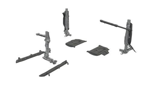 Eduard 6481168 MiG-21 F - Undercarriage Legs Eduard Kits / 3D-Printed 1/48