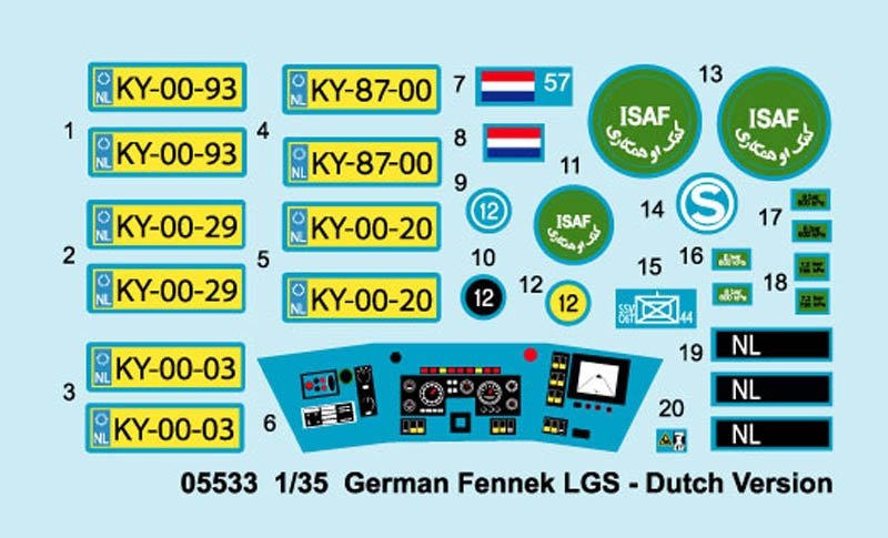 Trumpeter 05533 Fennek allemand LGS Version néerlandaise (1/35) – image 4