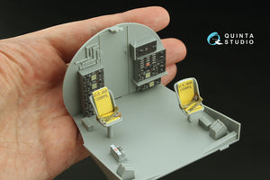 Quinta Studio QD32234 - Compartiment de l&amp;#39;opérateur radio pour Boeing B-17E/F. Intérieur coloré imprimé en 3D sur papier décalcomanie (HK models) à l&amp;#39;échelle 1/32. – Bild 7