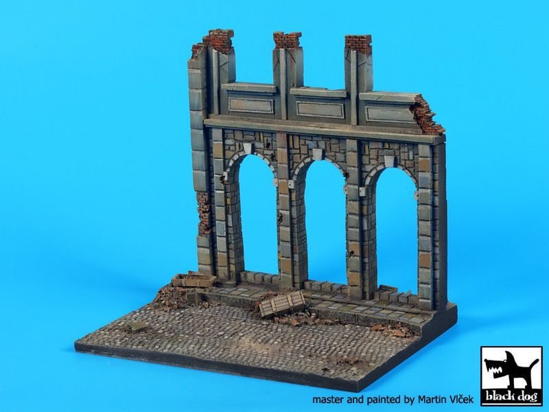 Ruines de maison Black Dog D48002 (Europe) socle 1/48 – image 4