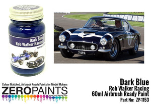 Peinture bleu foncé Rob Walker Racing Zero Paints ZP-1153, 60 ml